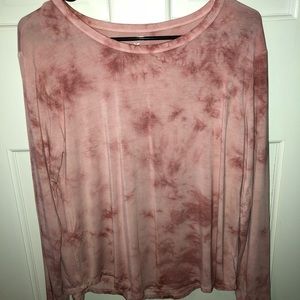 American Eagle Soft and Sexy Pink Long-Sleeve